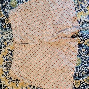 White shorts with colorful design - size 10